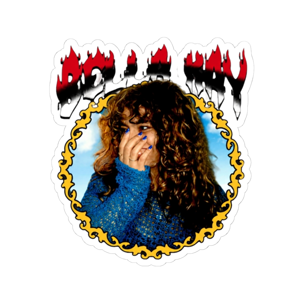 Vintage Framed - Bella Kay Sticker - alternate angle 1, merchandise