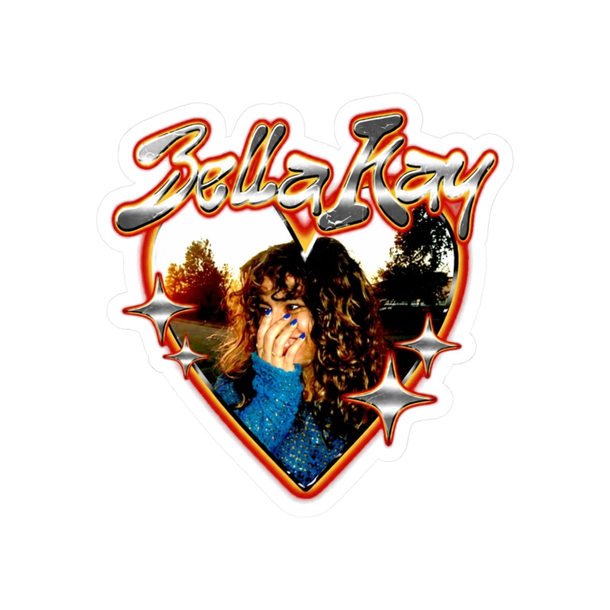 Frame Love Electropop Singer - Bella Kay Sticker