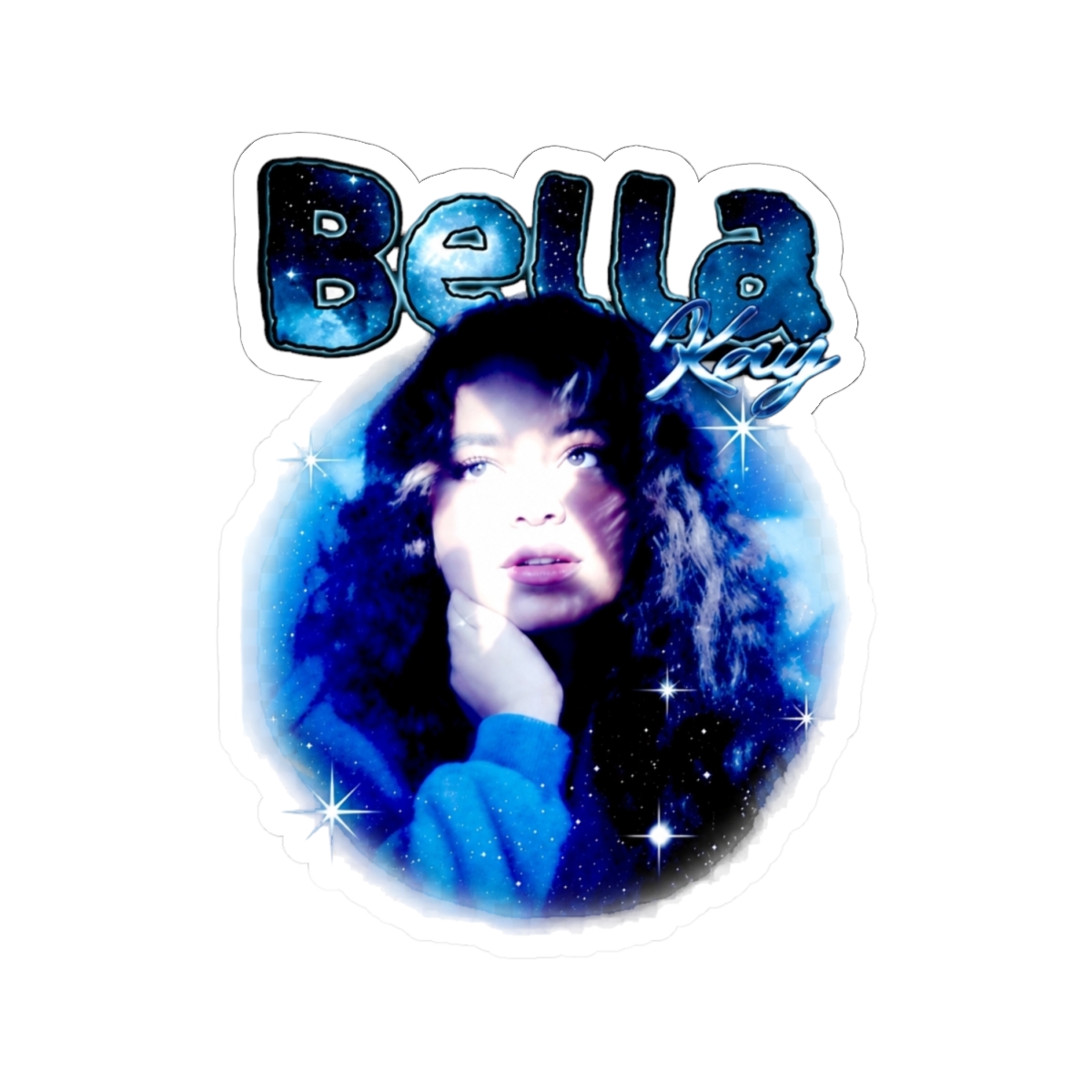 Blue Glow - Bella Kay Sticker - alternate angle 1, merchandise